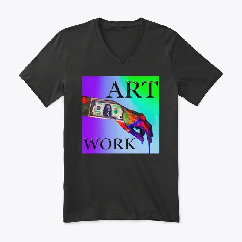 ART WORK PREMIUM V-NECK